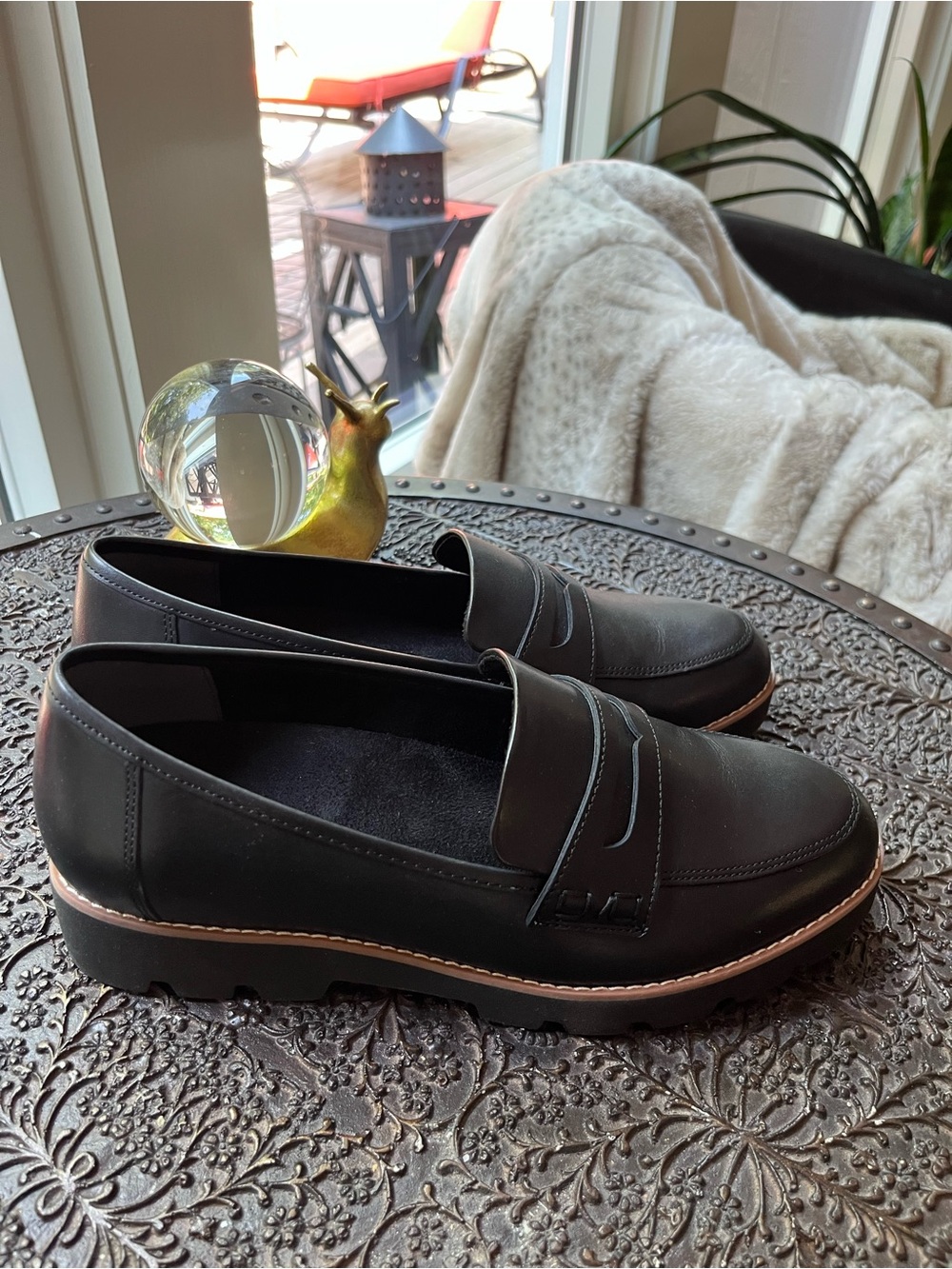 🖤NEW VIONIC CHERYL II LOAFERS SHOES IN BLACK NAPPA 8.5 W WIDE - Picture 5 of 9